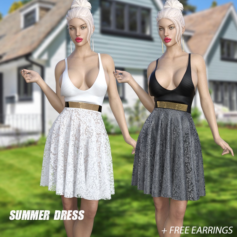 dForce Summer Dress For G8F/G8.1F +