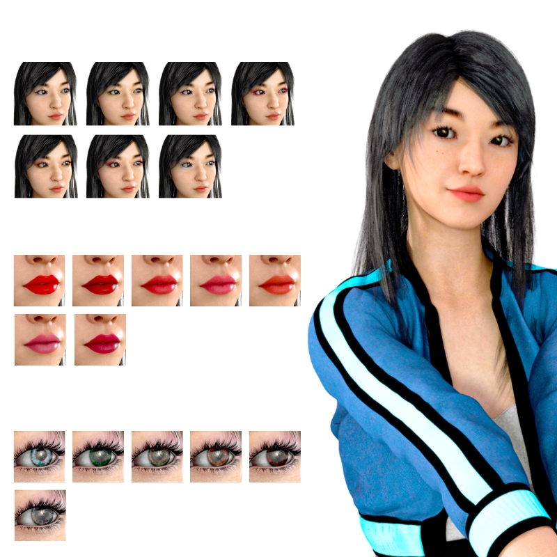 Hanabi for Genesis 8 female