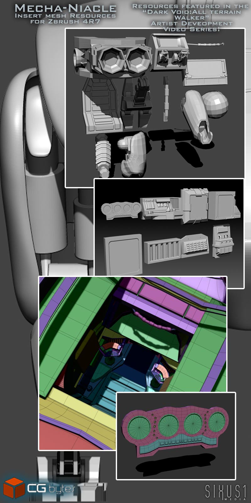 ArtDev Mechaniacle Zbrush Resources 1