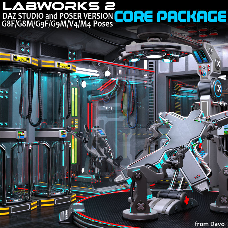 Labworks 2 CORE PACKAGE for DS and Poser