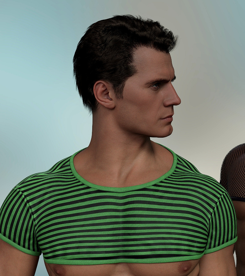 Crop Top 1 for Genesis 9 Male