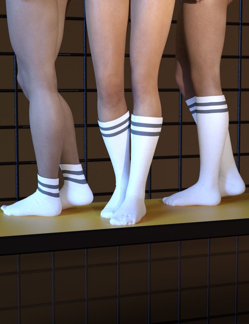 3DL Lots O' Socks II (Striped) For G8F/G9