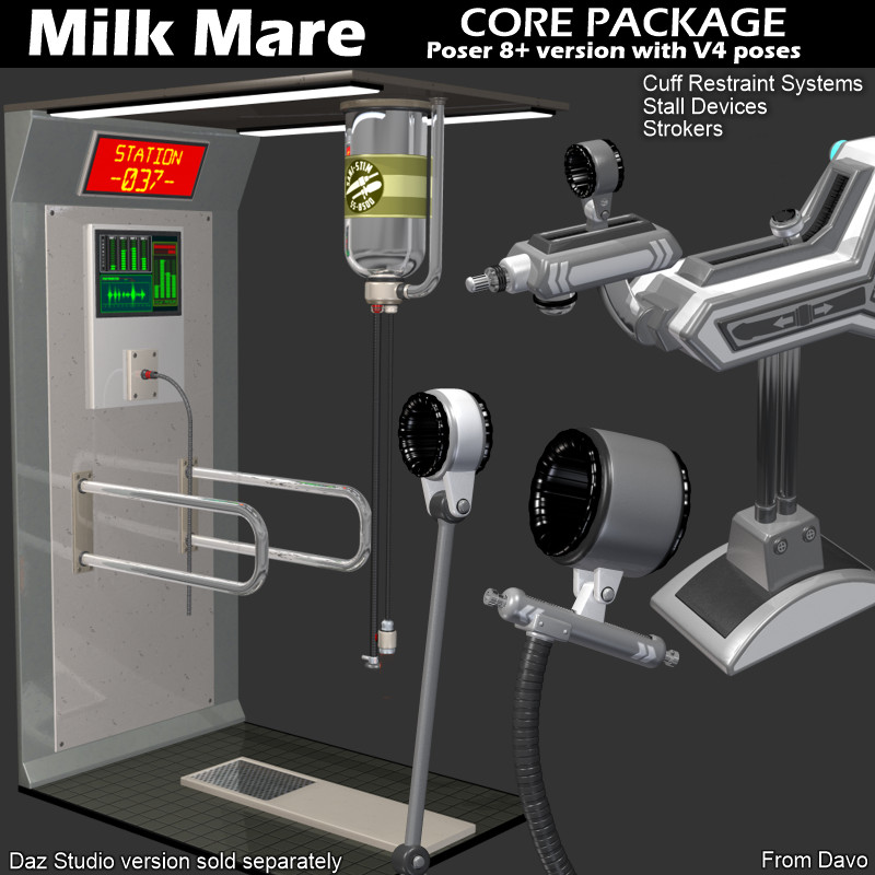 Milkmare "Core Pack" for Poser 8+