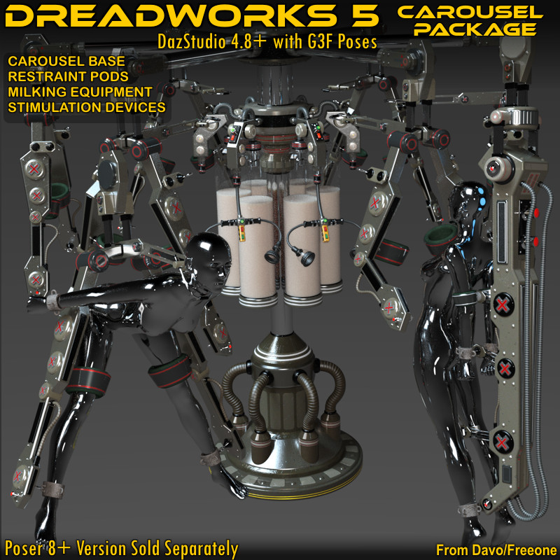"Dreadworks 5" Carousel Pack For DazStudio 4.8+