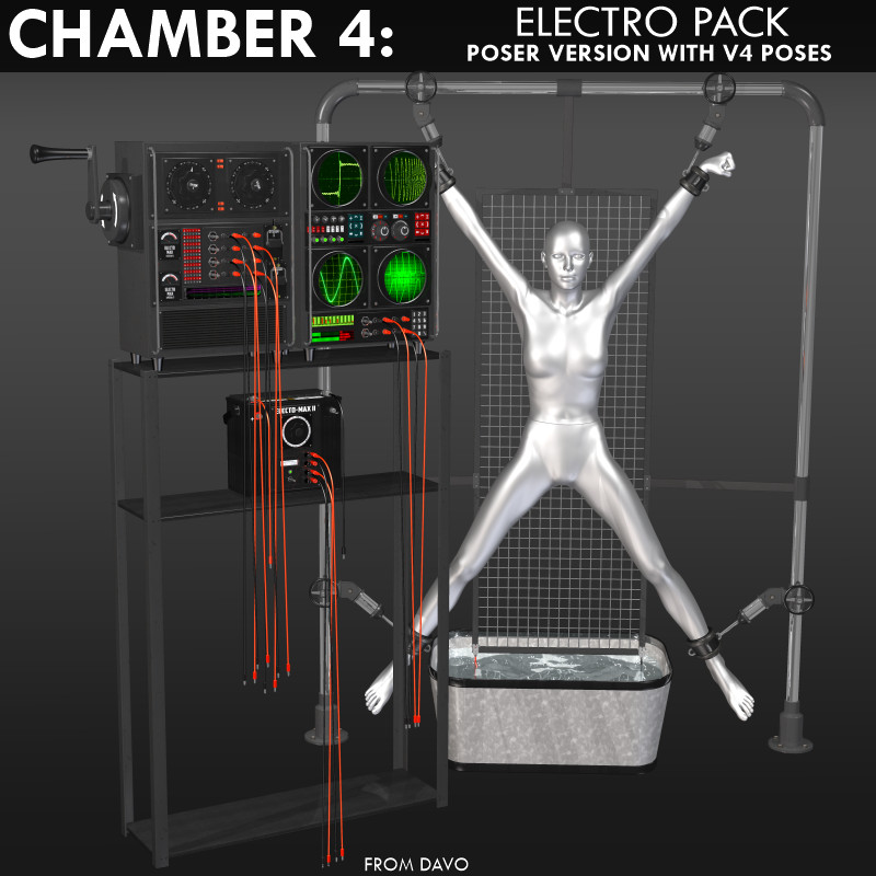 Chamber 4 "Electro Pack" for Poser