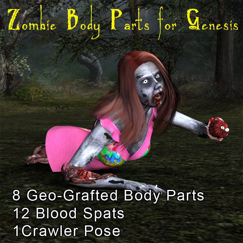 Zombie Body Parts for Genesis