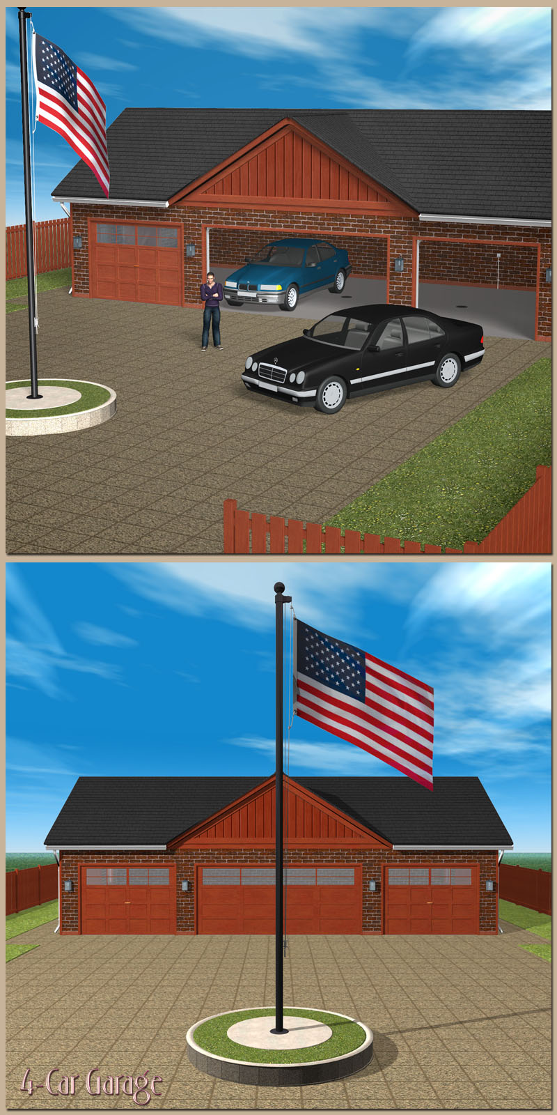 4-Car Garage