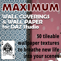 Maximum Wall Coverings And Wallpaper For Daz Studio