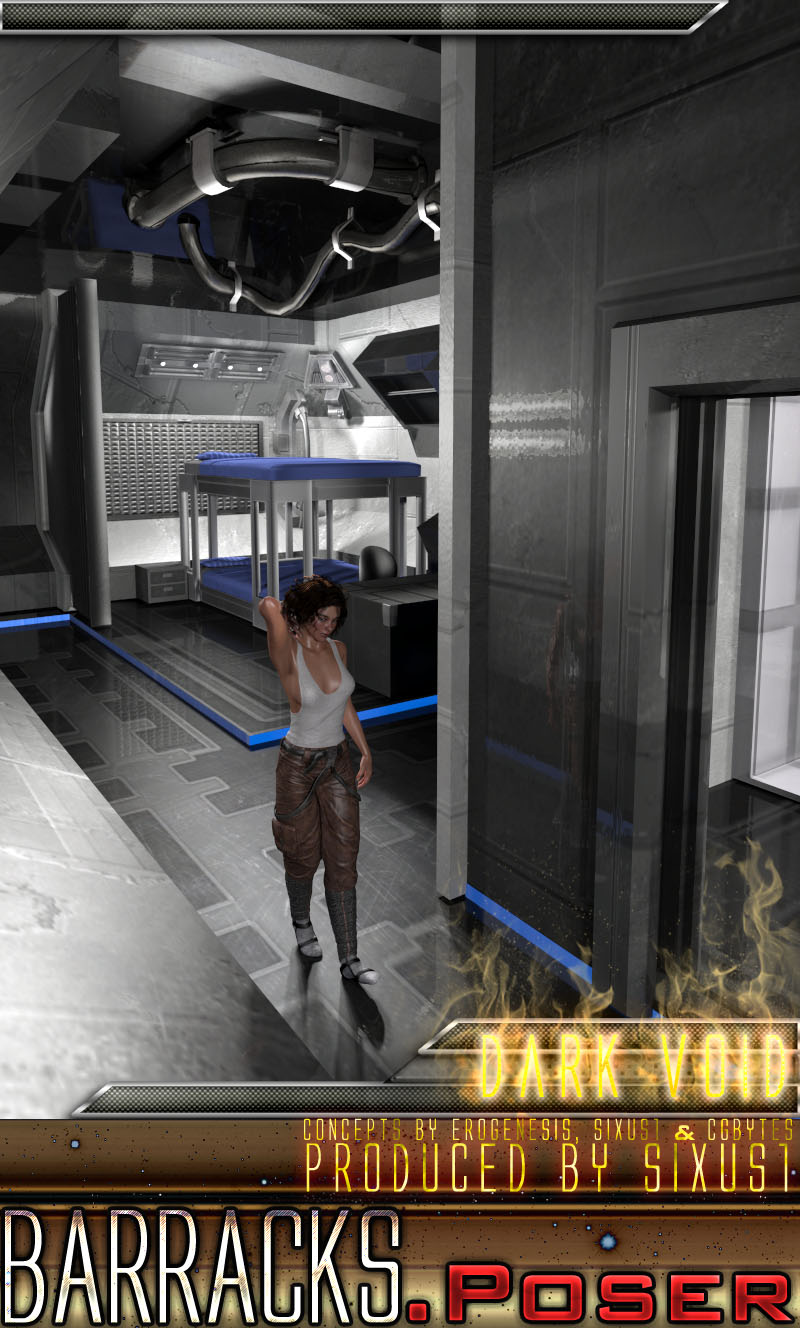 Dark Void Barracks For Poser