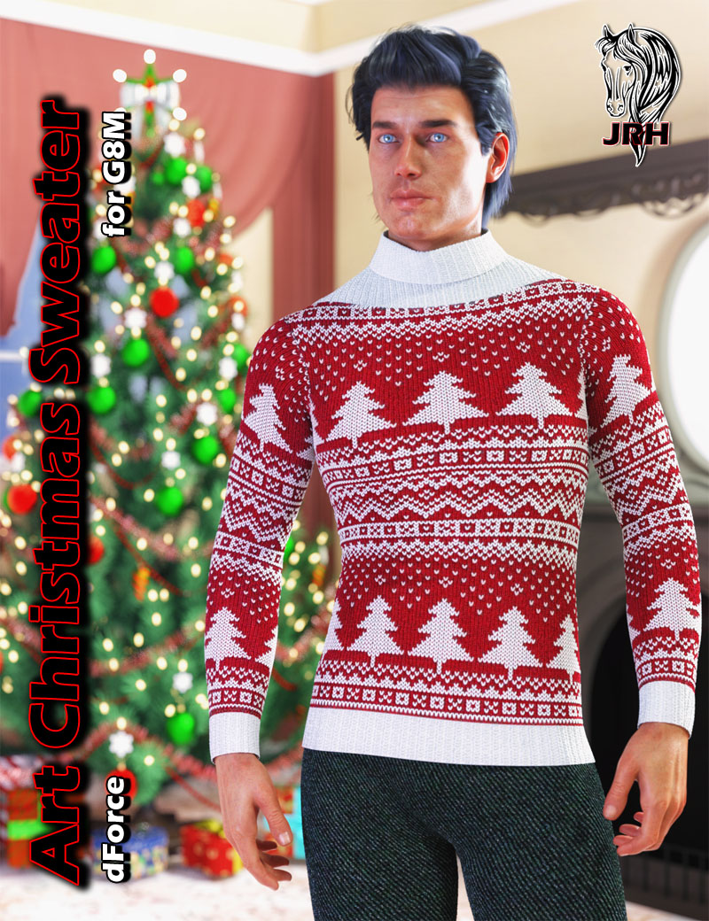 JRH dForce Art Christmas Sweater for G8M