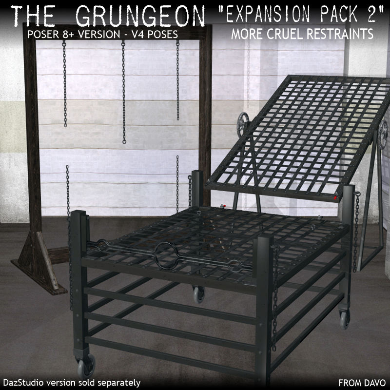 The Grungeon "Expansion Pack 2" For Poser
