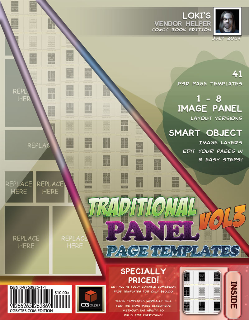 Traditional Comicbook Templates VOL 3