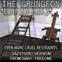 The Grungeon "Equipment Pack 3" for DazStudio
