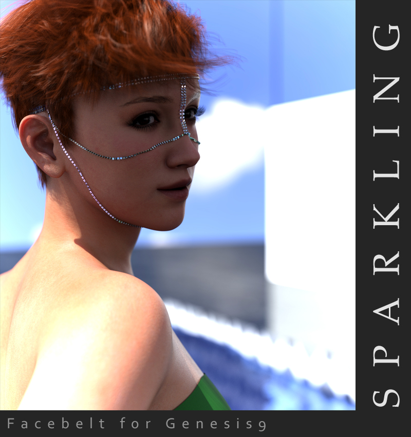 SPARKLING Facebelt for Genesis 9 female