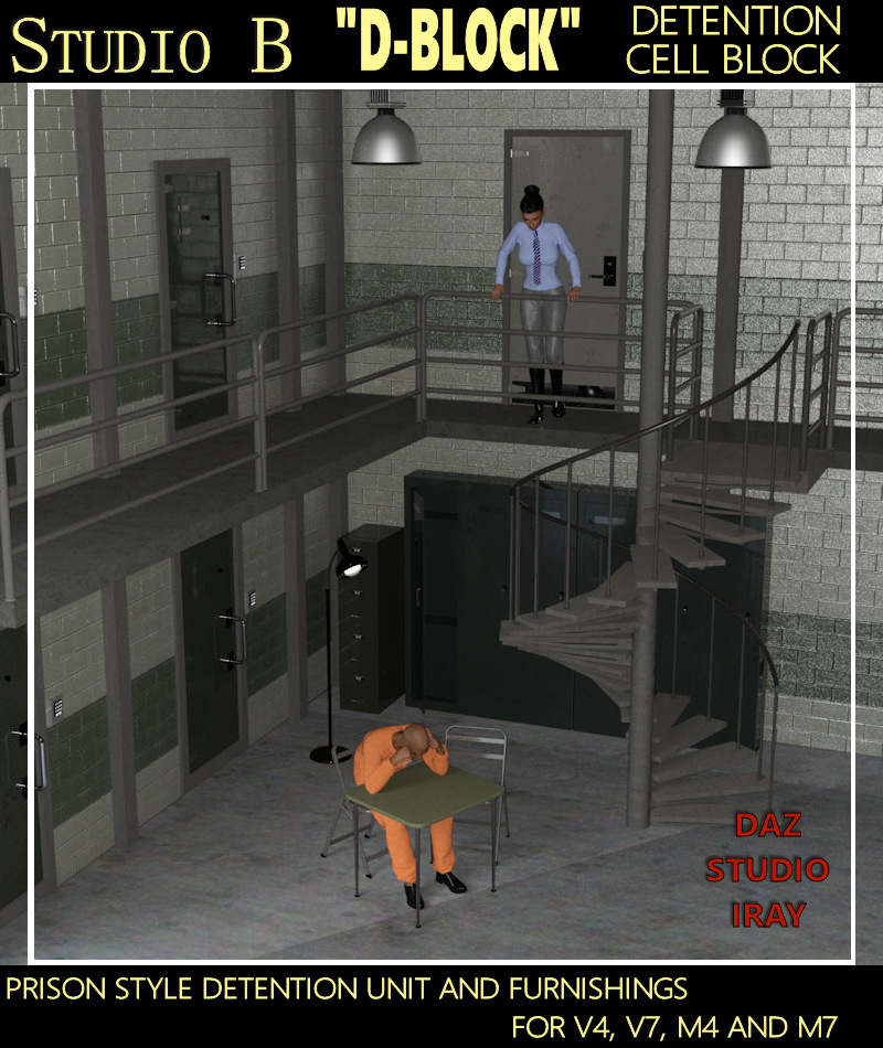 Legacy Davo Studio B "D-BLOCK" Detention Cell Block