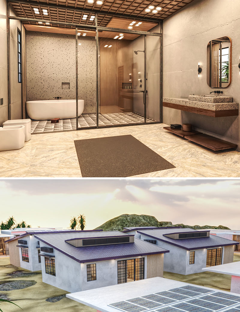 Japandi Bathroom