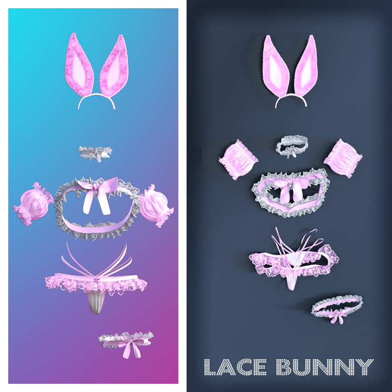 LACE BUNNY OUTFIT G8F/G8.1F