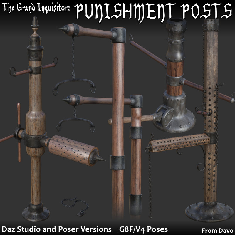 Grand Inquisitor Punishment Posts for DS and Poser