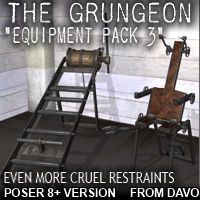 The Grungeon "Equipment Pack 3" For Poser