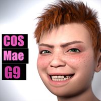 COS Mae - teen character morph for Genesis 9