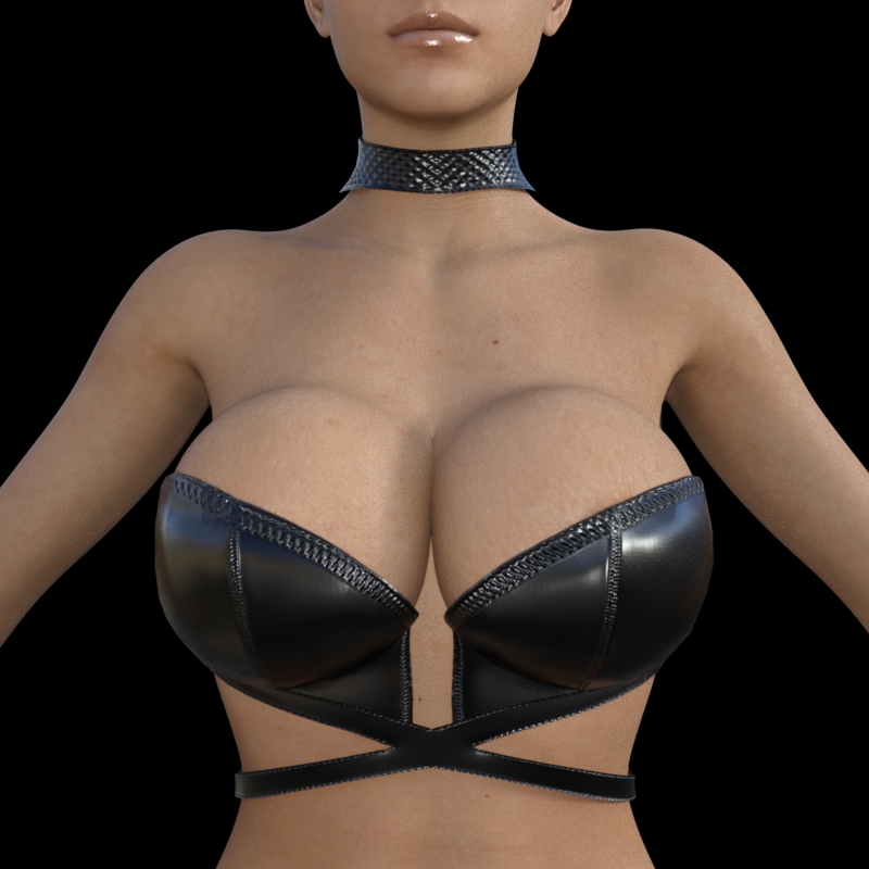 Breast Implant Morphs G8F and Free BRA