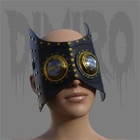 Steampunk Mask 01 for G8F