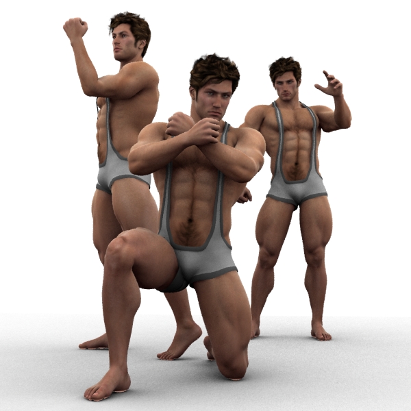 Farconville's Wrestler Poses for Michael 4