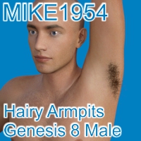 Hairy Armpits For Genesis 8 Male