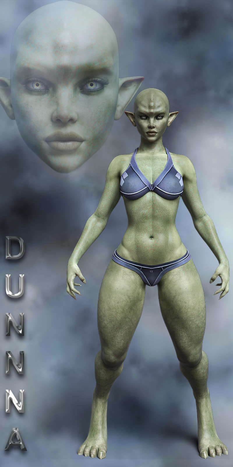 PN Dunna for Genesis 8.1 Female