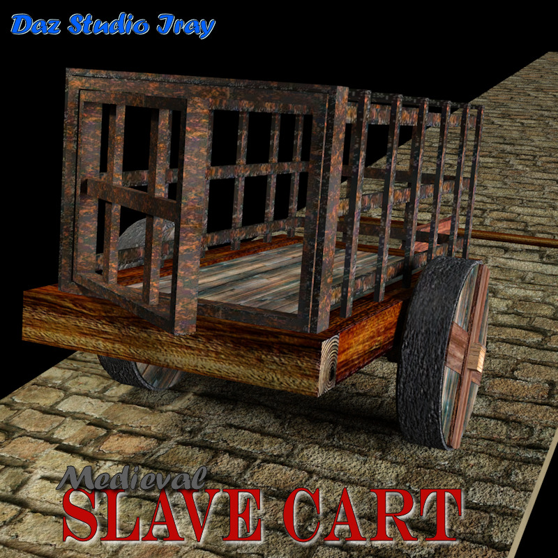 Legacy Dendras Slave Cart For Daz Studio