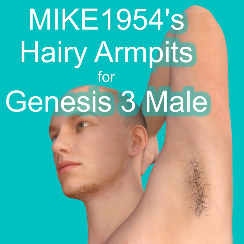 Hairy Armpits For Genesis 3 Male