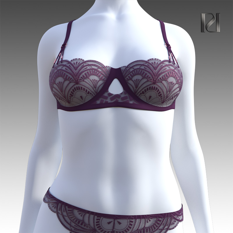 Secret Style 85 - Demi-Cup Bra for G8F, G8.1F
