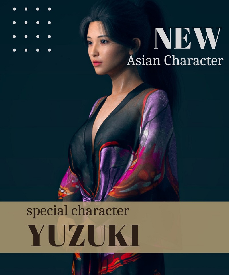 Yuzuki for genesis 8 female