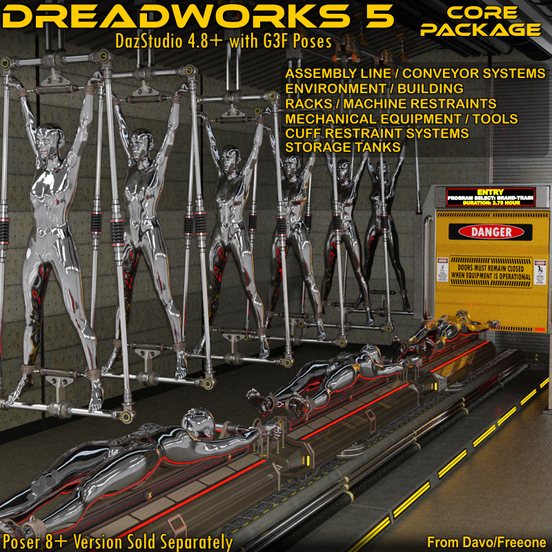 "Dreadworks 5" Core Package For DazStudio 4.8+