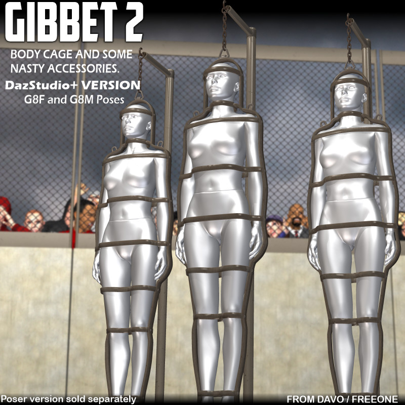 "Gibbet 2" Body Cage For DazStudio 4.11+