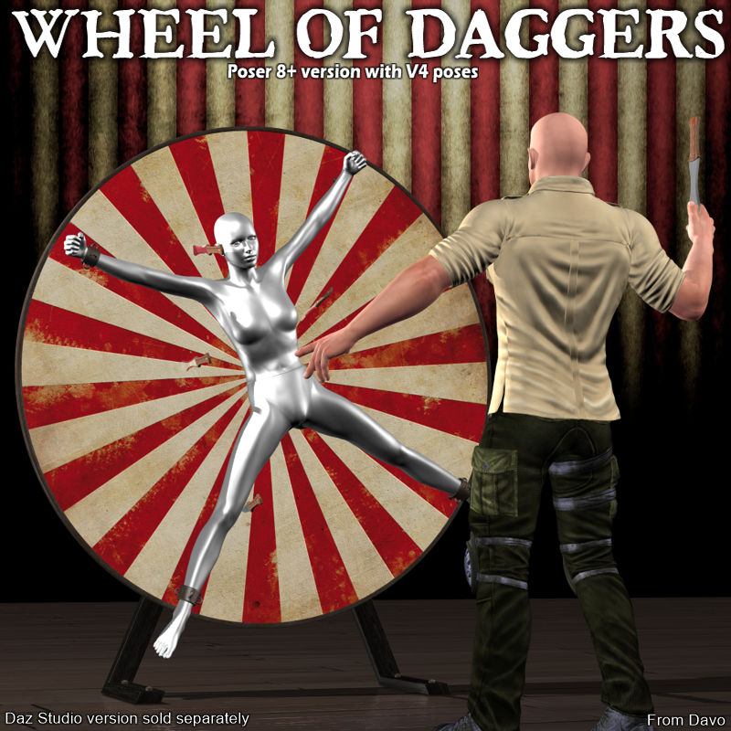 "Wheel Of Daggers" For Poser
