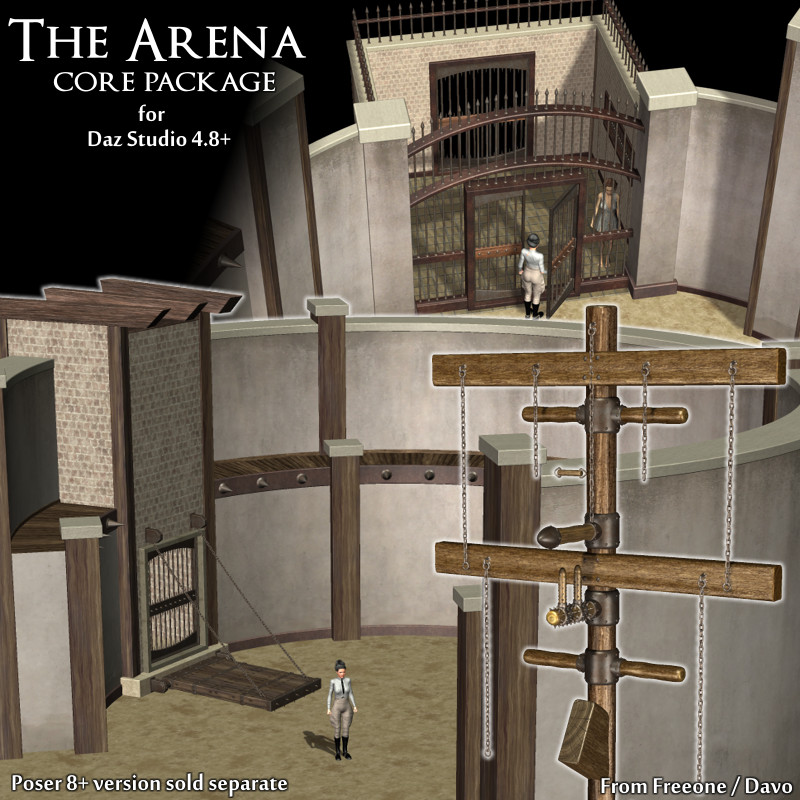 Arena Core Pack For Daz Studio 4.8+