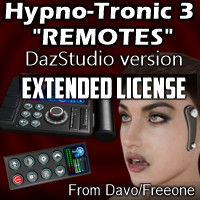 "Hypno-Tronic 3" - Remote Controls for Daz Studio - EXTENDED LICENSE