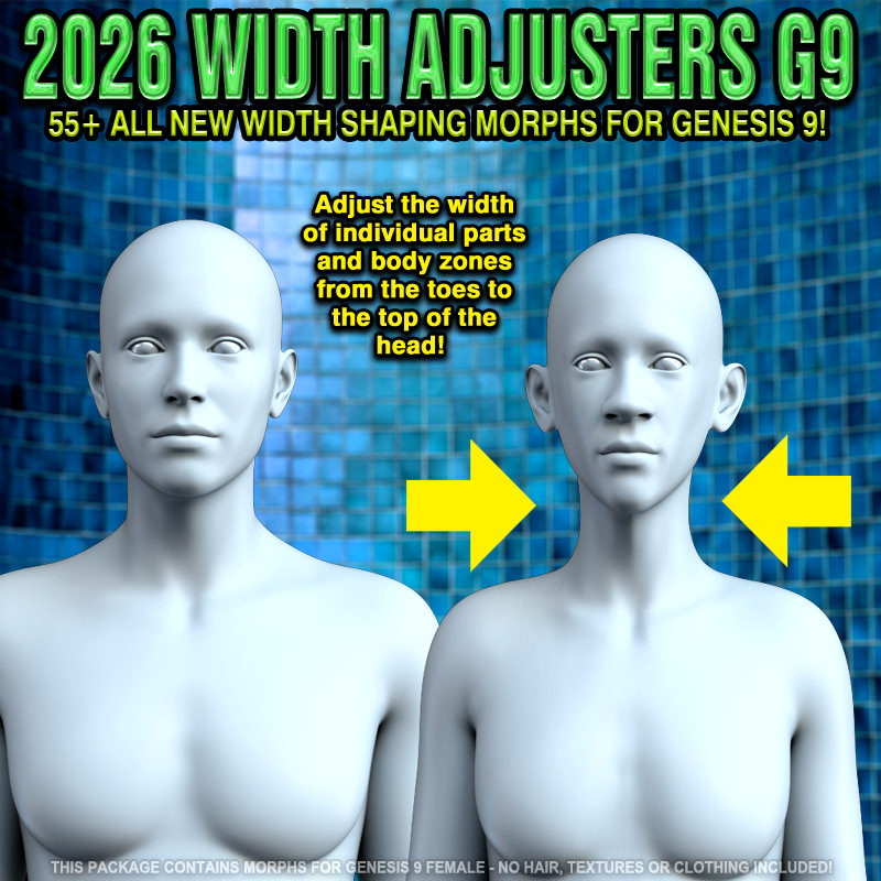 2026 Width Morphs for Genesis 9