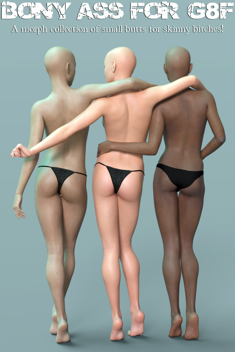Bony Ass for Genesis 8 Female