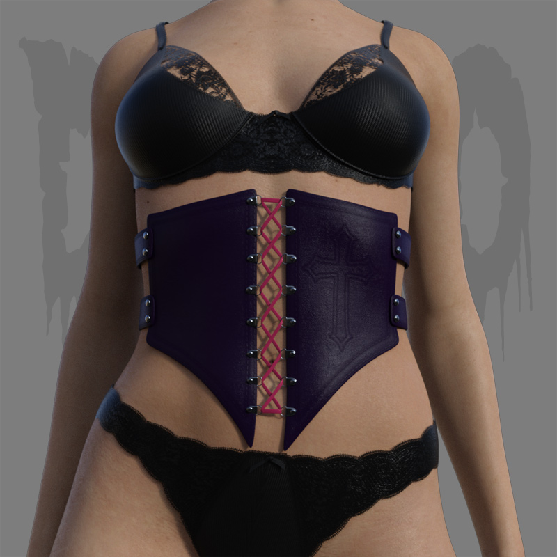 Gothic Corset 01 for G8F, G8.1F