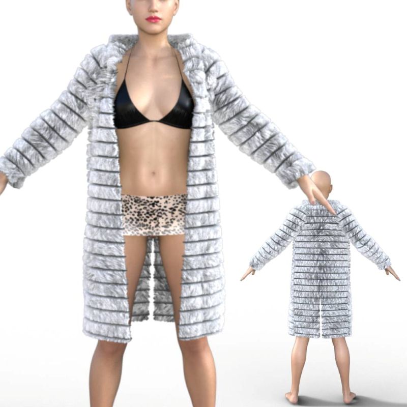 dforce Fur Coat Set G8F/G8.1F