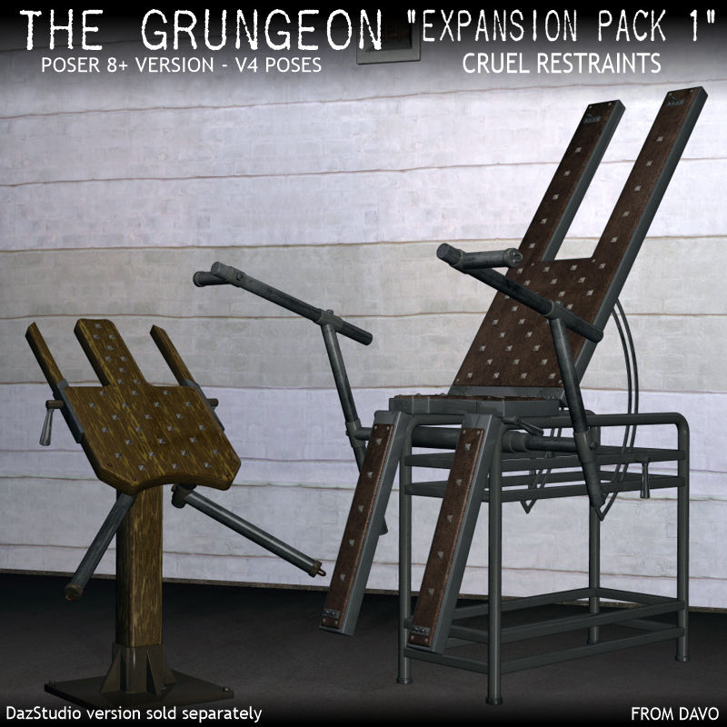 The Grungeon Expansion Pack 1 For Poser