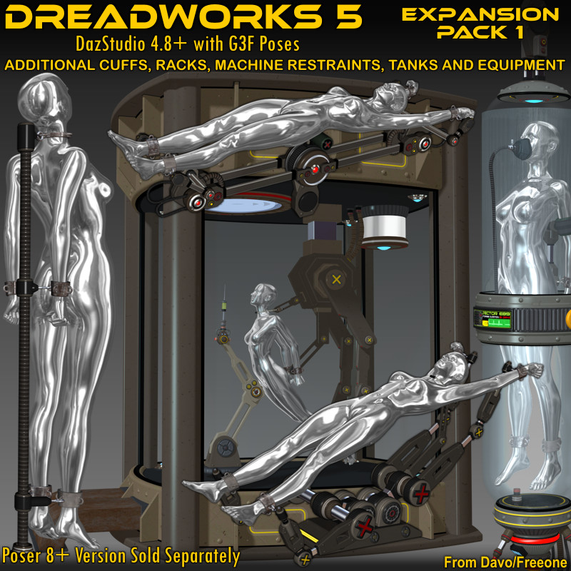 "Dreadworks 5" Expansion Pack 1 For DazStudio 4.8+