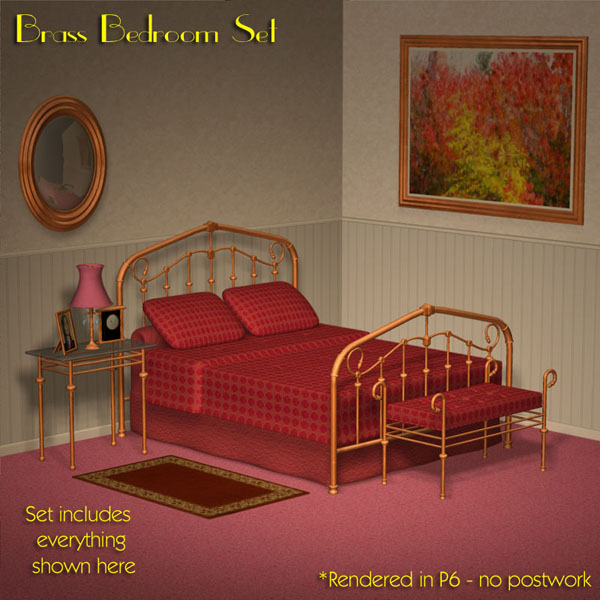 Richabri's Brass Bedroom Set