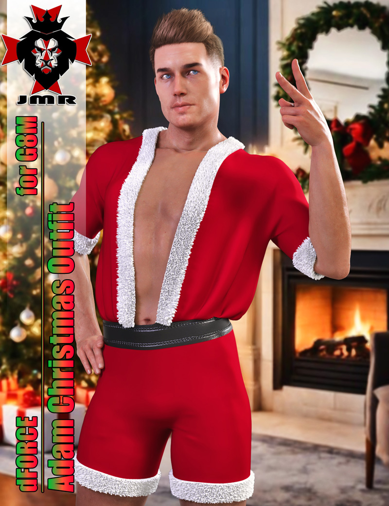 JMR dForce Adam Christmas Outfit for G8M