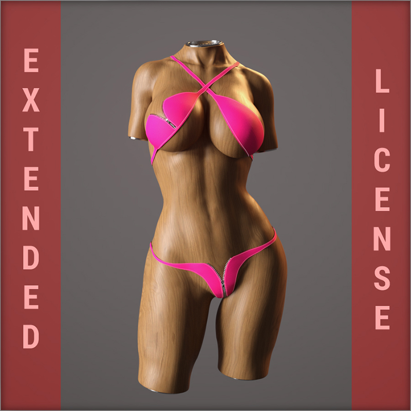 dForce CyberBikini 01 Textures Set1 (EXT.LICENSE)