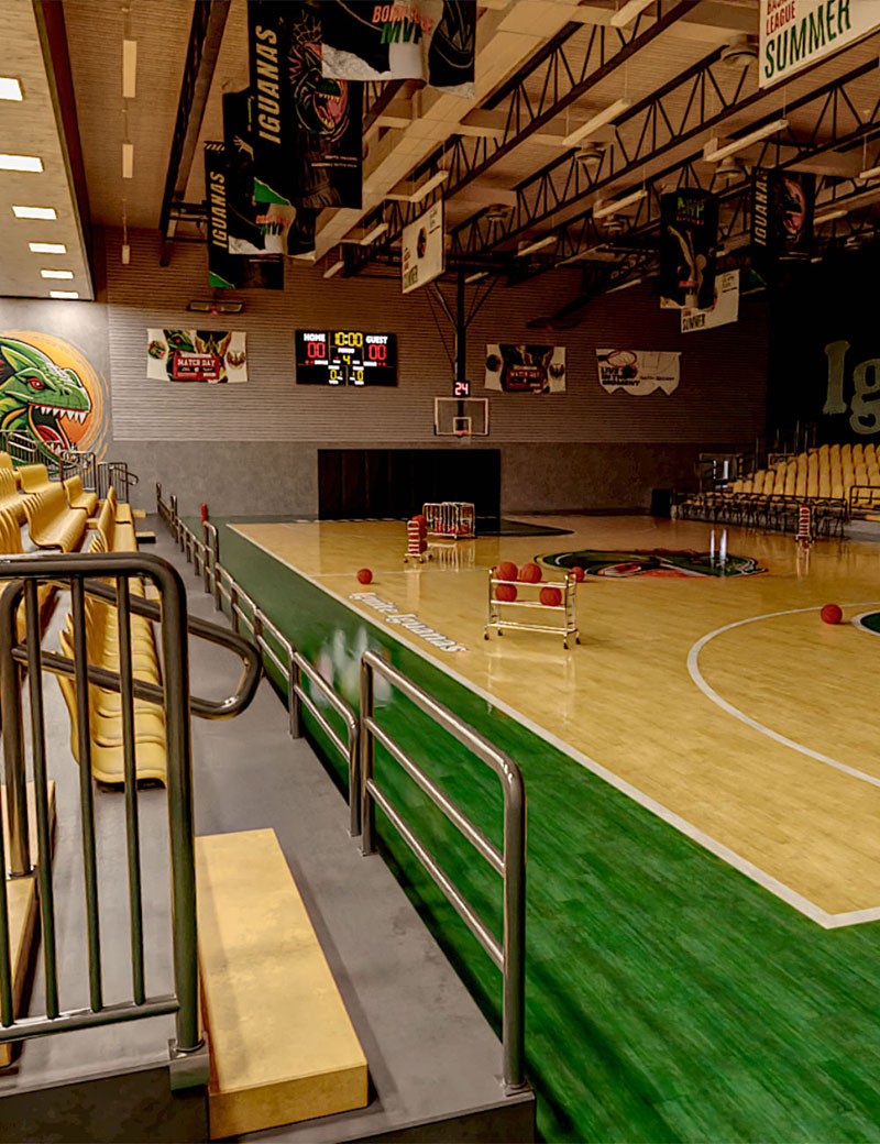 HS Basketball Gym Ignite Iguanas