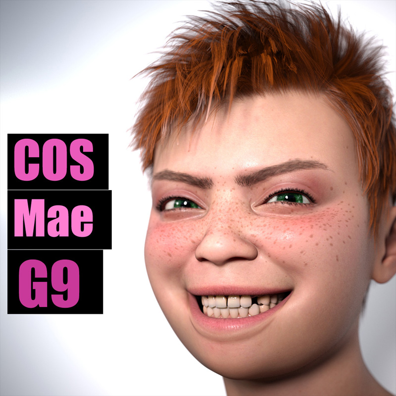 COS Mae - teen character morph for Genesis 9
