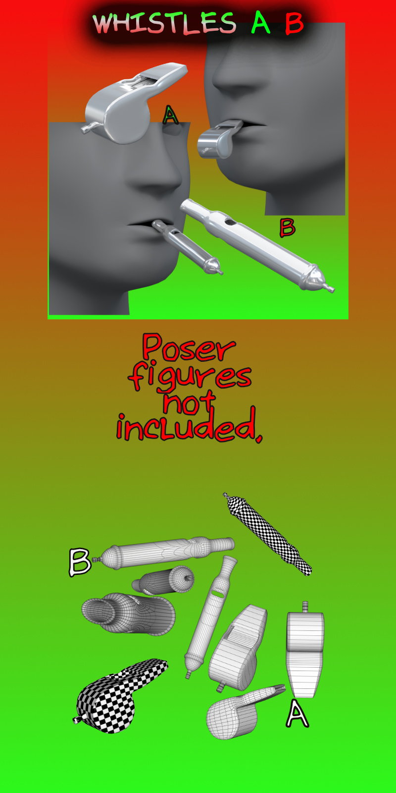 Whistles FBX OBJ